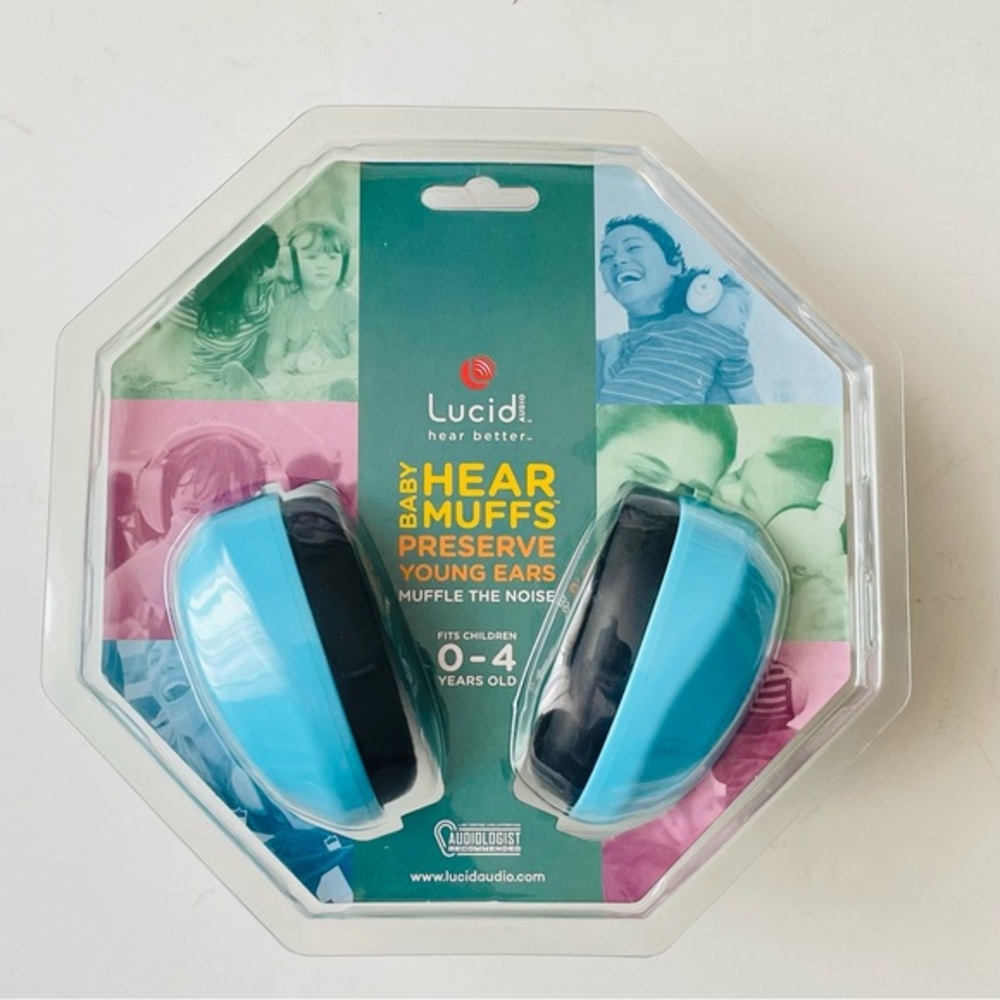 Lucid Audio HearMuffs Baby Hearing Protection (Over-The-Ear Sound Protection